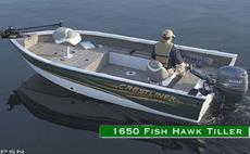 Crestliner Fish Hawk 1650 Tiller 2004 Boat specs