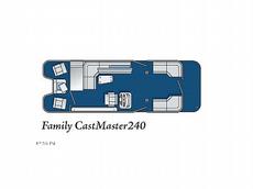Palm Beach Pontoons 240 Family CastMaster Tri-Toon 2007 Boat specs