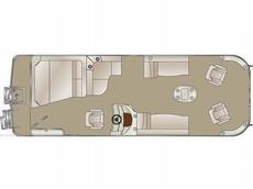 Crest 250SLX - Stern Lounge Seating 2011 Boat specs