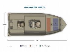 Crestliner Backwater 1652 CC 2011 Boat specs