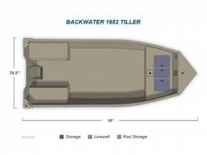 Crestliner Backwater 1652 Tiller 2011 Boat specs