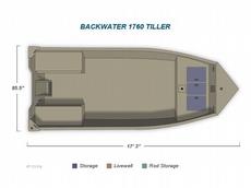 Crestliner Backwater 1760 Tiller 2011 Boat specs