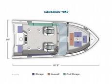 Crestliner Canadian 1850 2011 Boat specs
