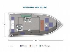 Crestliner Fish Hawk 1600 Tiller 2011 Boat specs