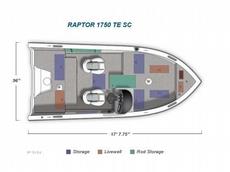 Crestliner Raptor 1750 TE SC  2011 Boat specs