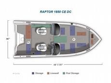 Crestliner Raptor 1850 CE DC  2011 Boat specs