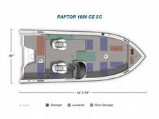 Crestliner Raptor 1850 CE SC  2011 Boat specs