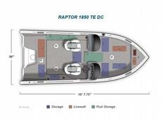 Crestliner Raptor 1850 TE DC  2011 Boat specs