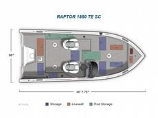 Crestliner Raptor 1850 TE SC  2011 Boat specs