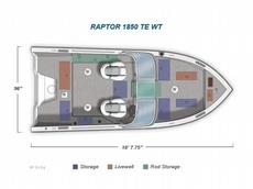 Crestliner Raptor 1850 TE WT  2011 Boat specs