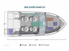 Crestliner Super Hawk 1800 I/O 2011 Boat specs