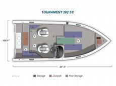 Crestliner Tournament 202 SC  2011 Boat specs