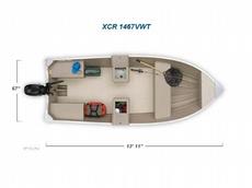 Crestliner XCR 1467VWT 2011 Boat specs