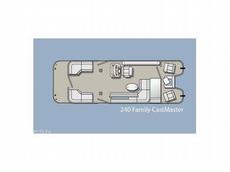 Palm Beach Pontoons 240 Family CastMaster Tri-Toon 2011 Boat specs