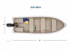 Crestliner XCR 1667V 2012 Boat specs