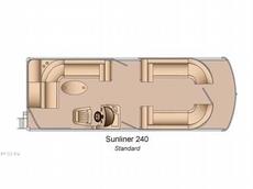 Harris Flotebote Sunliner 240 2012 Boat specs