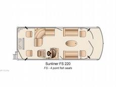 Harris Flotebote Sunliner FS 220 2012 Boat specs