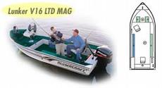 Alumacraft Lunker V 16LTD Mag 2000 Boat specs