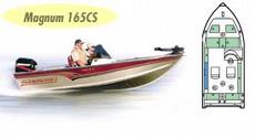 Alumacraft Magnum 165CS 2000 Boat specs