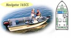 Alumacraft Navigator 165CS 2000 Boat specs