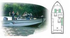 Alumacraft Lunker V 16LTD Mag CS 2001 Boat specs