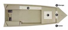 Alumacraft Waterfowler 15  2003 Boat specs