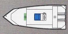 Alumacraft V-Bow 1650 AW Tunnel  CC 2004 Boat specs
