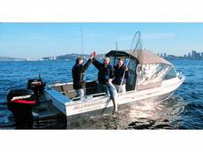 Alumaweld Intruder Outboard 22 2008 Boat specs