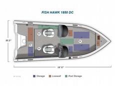 Crestliner Fish Hawk 1850 DC 2011 Boat specs