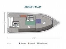 Crestliner Kodiak 14 Tiller 2011 Boat specs