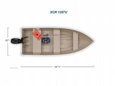 Crestliner XCR 1257V 2012 Boat specs