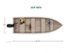 Crestliner XCR 1457V 2012 Boat specs