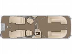 Bennington 2574 GCW Sport Arch 2013 Boat specs