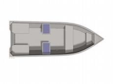 Crestliner Sportsman 1450 Tiller Walk Through 2013 Boat specs