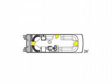 Tahoe Pontoons 26 ft. Vista Quad Lounger 2013 Boat specs
