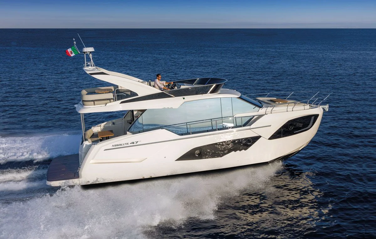 Absolute Yachts 47 FLY 2019 boat specs