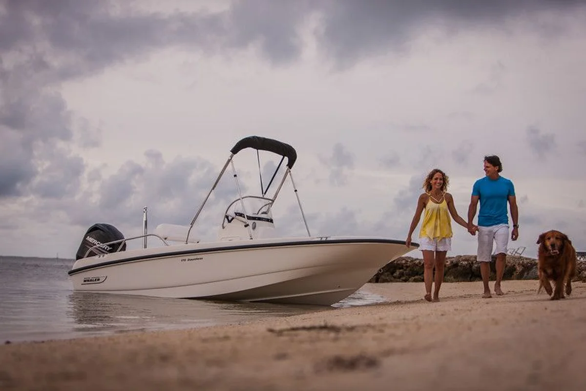 Boston Whaler 170 Dauntless 2017 boat specs