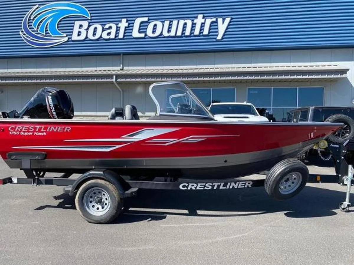 Crestliner 1750 Super Hawk w/ 150 HP Mercury! 2021 boat specs