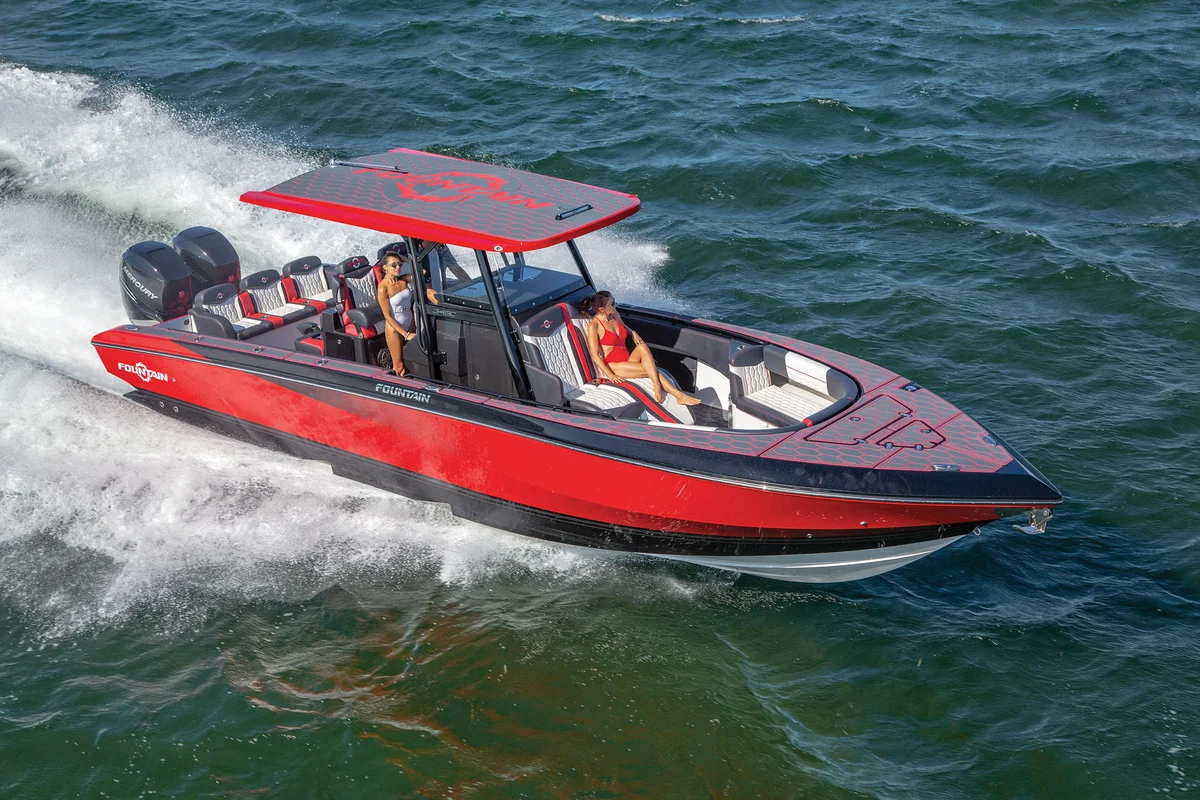 Fountain 34 SC 2021 boat specs