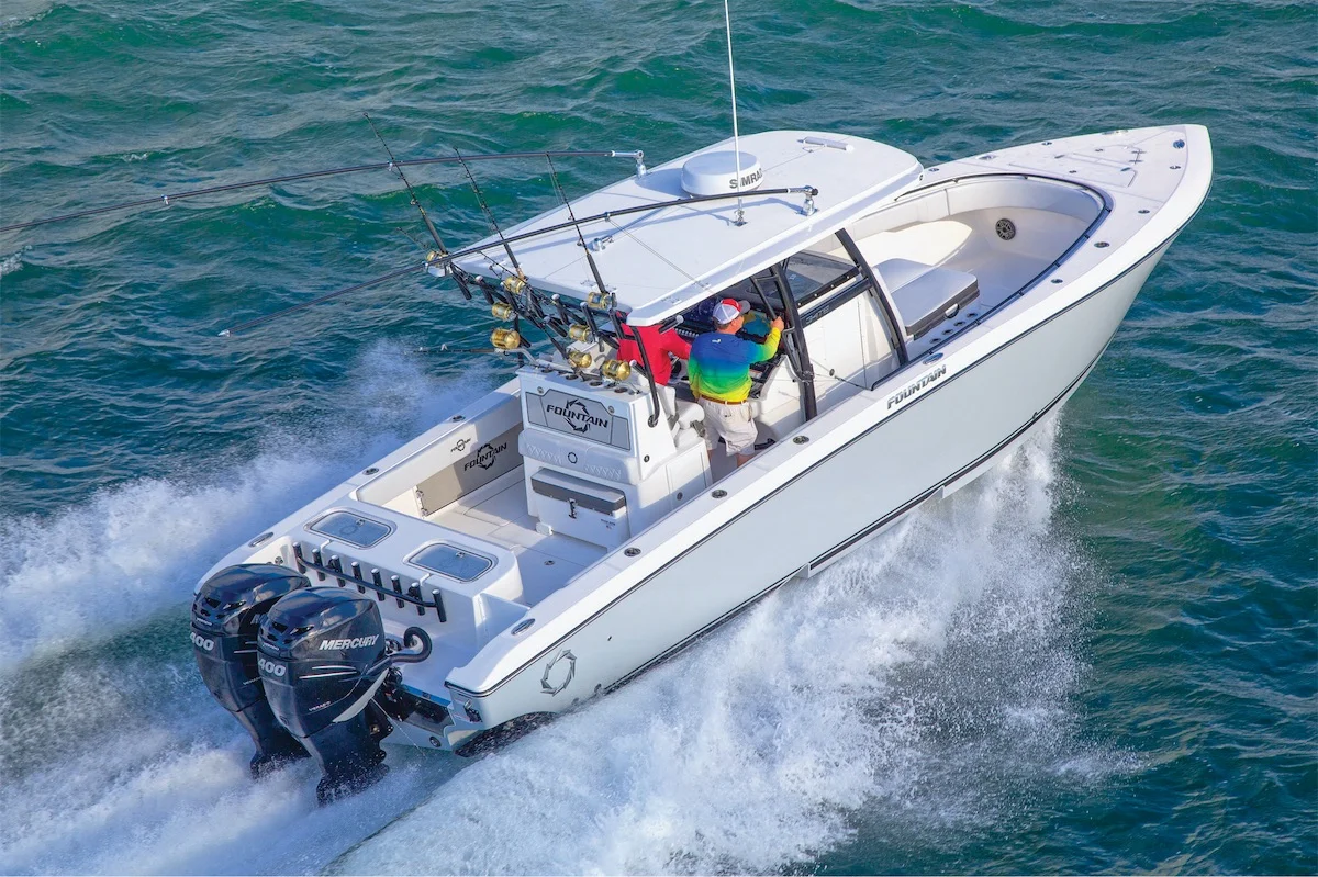 Fountain 34 Tournament Edition 2022 boat specs