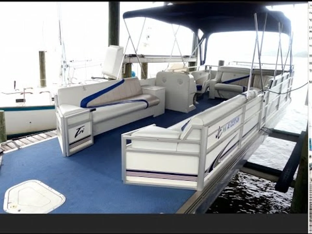 JC Pontoon 22.5 foot performance toon 2000 boat specs