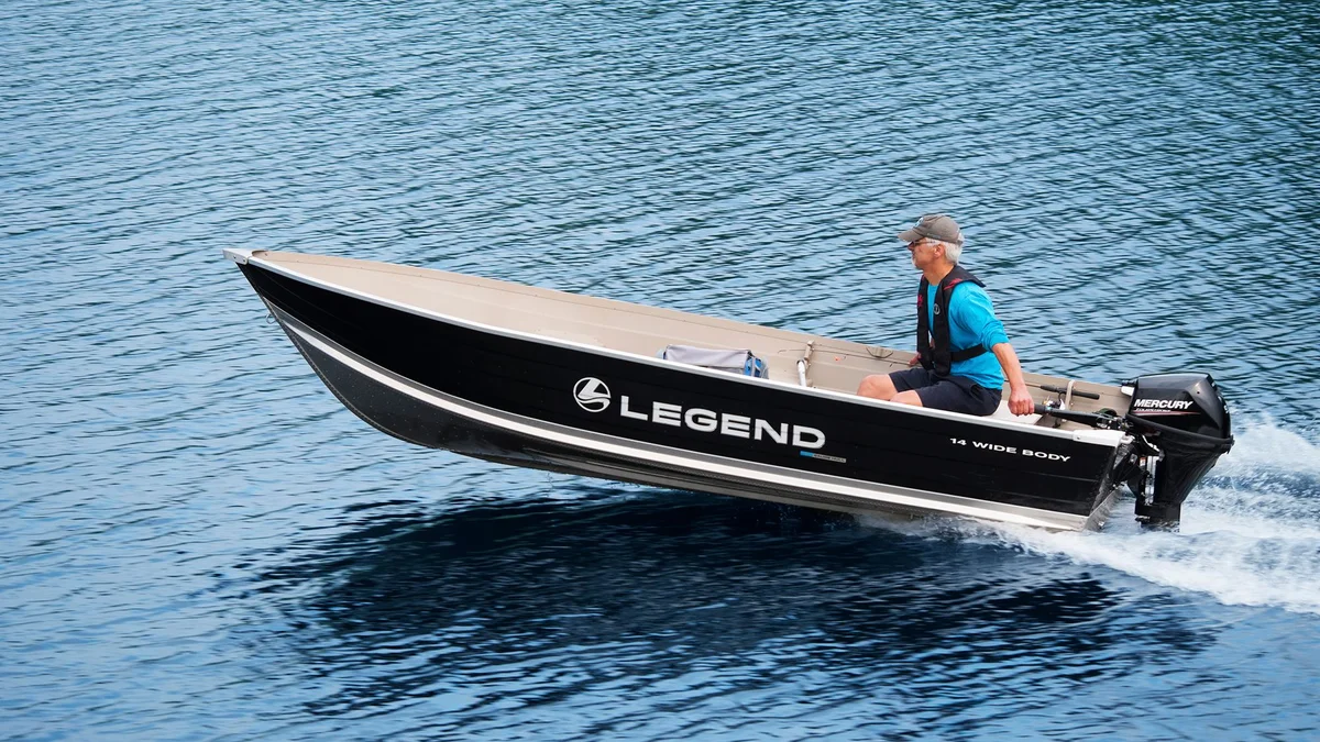 Legend Boats 14 Widebody 2023 boat specs