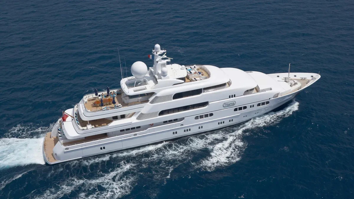 Lurssen Yachts Titania 2006 boat specs