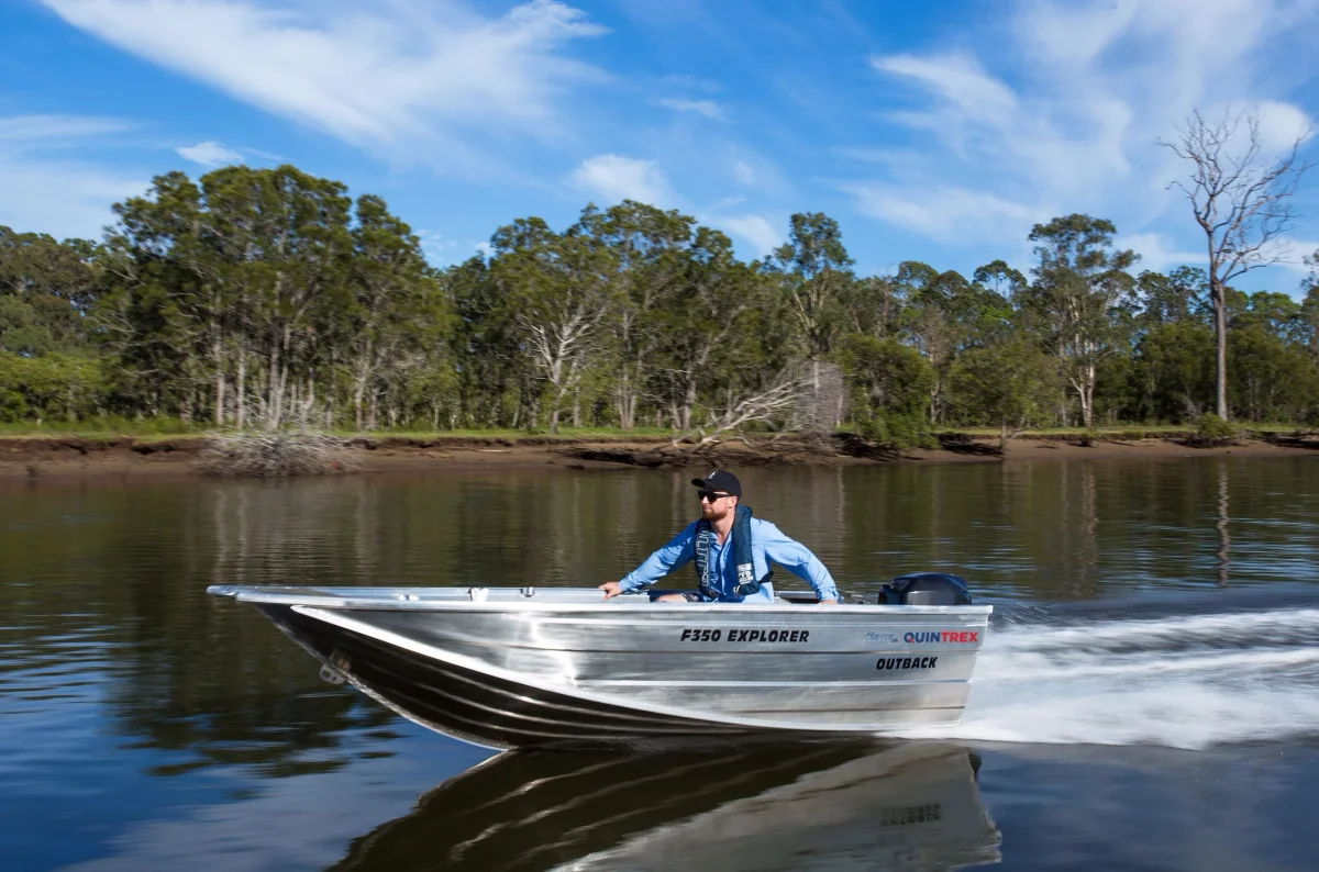 Quintrex F350 outback Explorer L/S 2023 boat specs