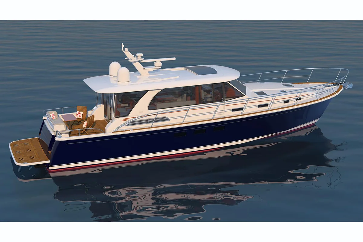58 Salon Express Boat Specs
