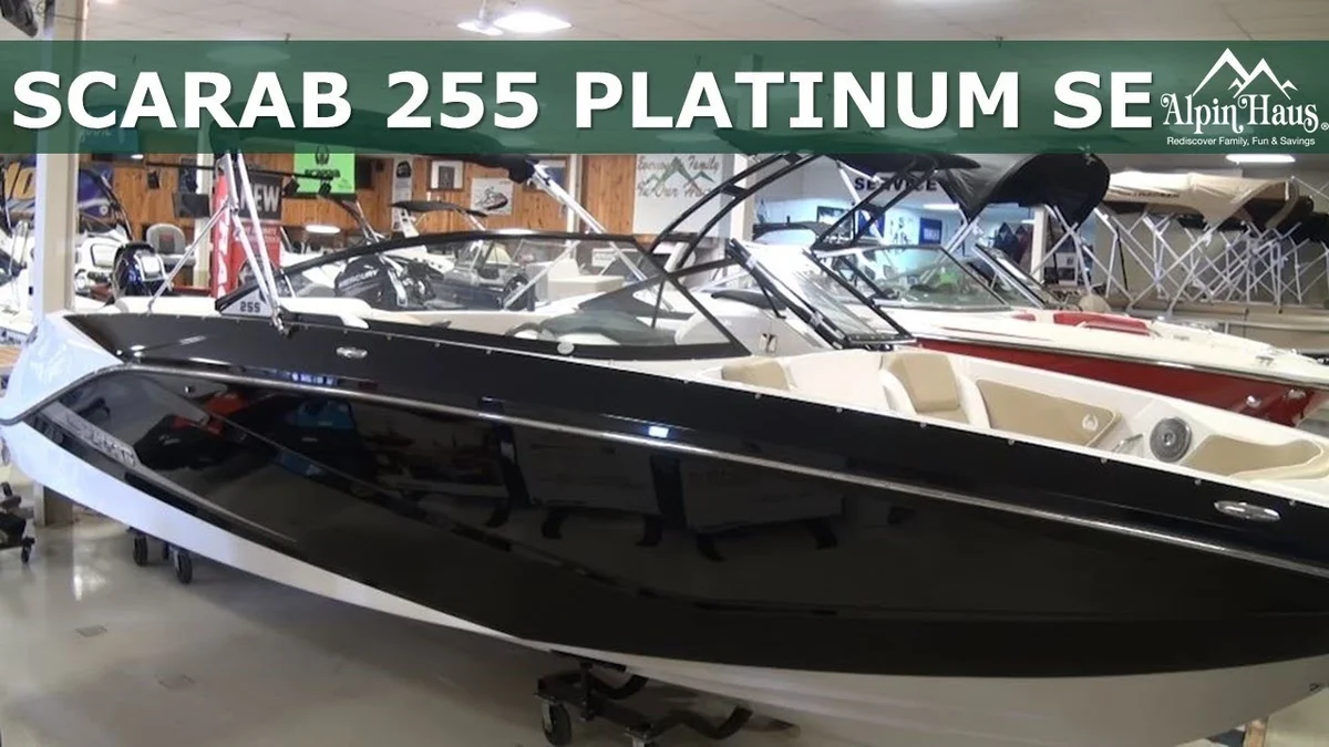 Scarab 255 Platinum SE 2017 boat specs