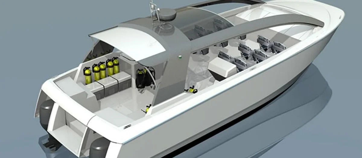 Stealth Yachts 400 Dive 2024 boat specs