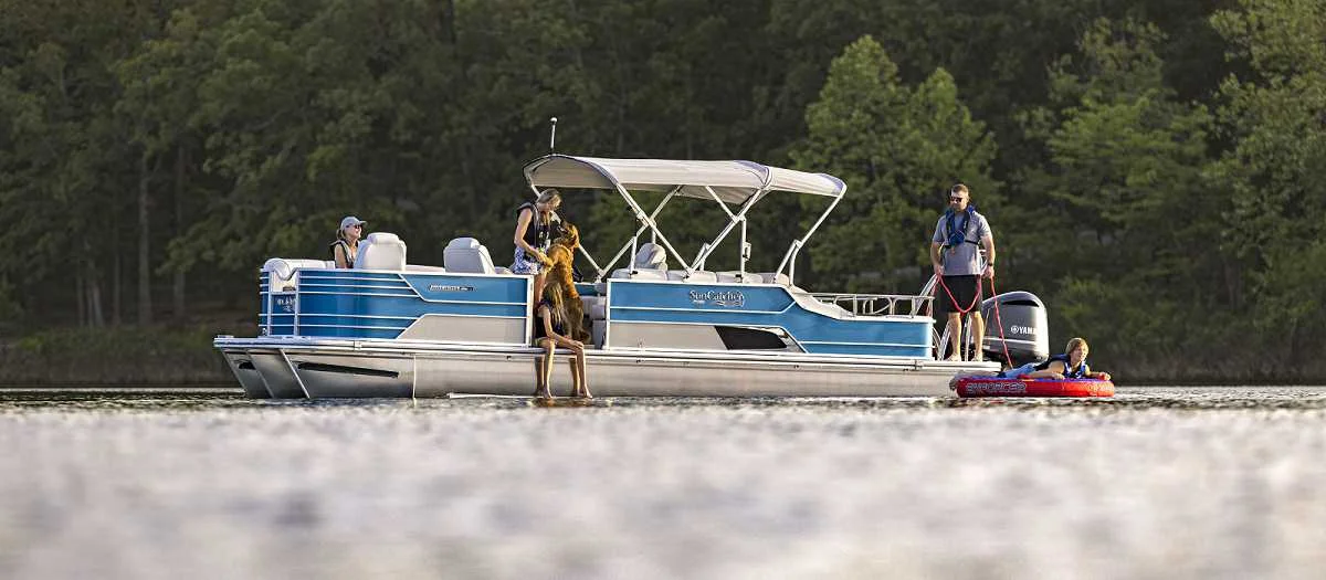 SunCatcher Pontoons Elite 326 DLX SS 2022 boat specs
