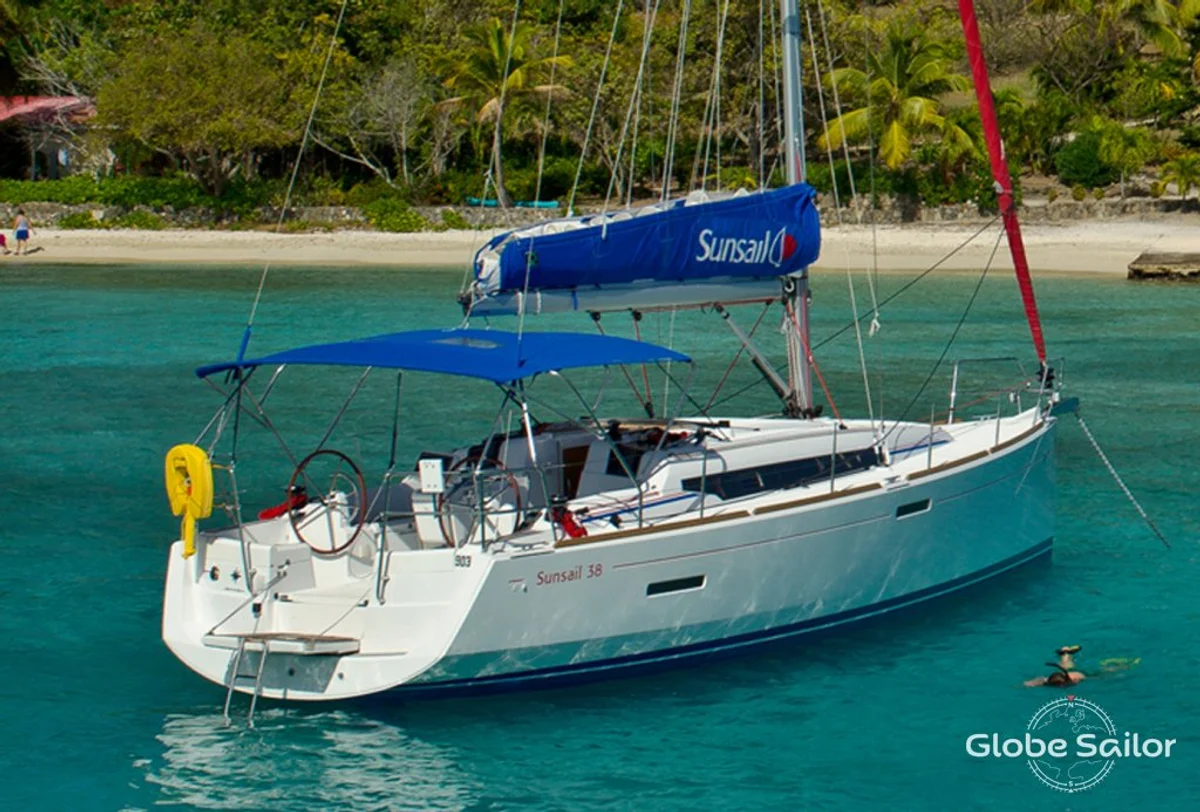 Sunsail 38 3-Cabin 2022 boat specs