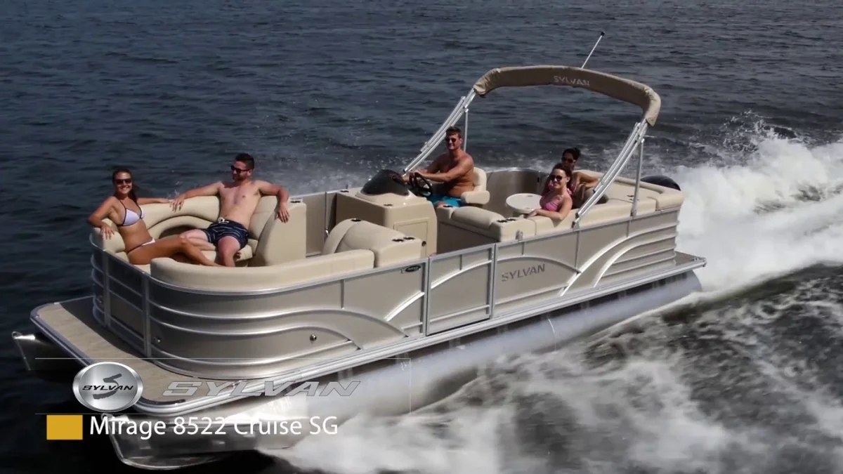 Sylvan Mirage Cruise 8522 Cruise 2017 boat specs